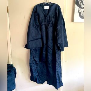 Jostens Navy Blue Graduation Gown Unisex Matte Commencement Robe 2 Sizes